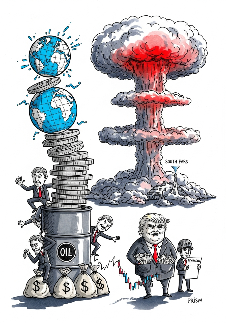 L'escalade militaire en Iran et les soupçons de délits d'initié de Donald Trump menacent l'économie mondiale