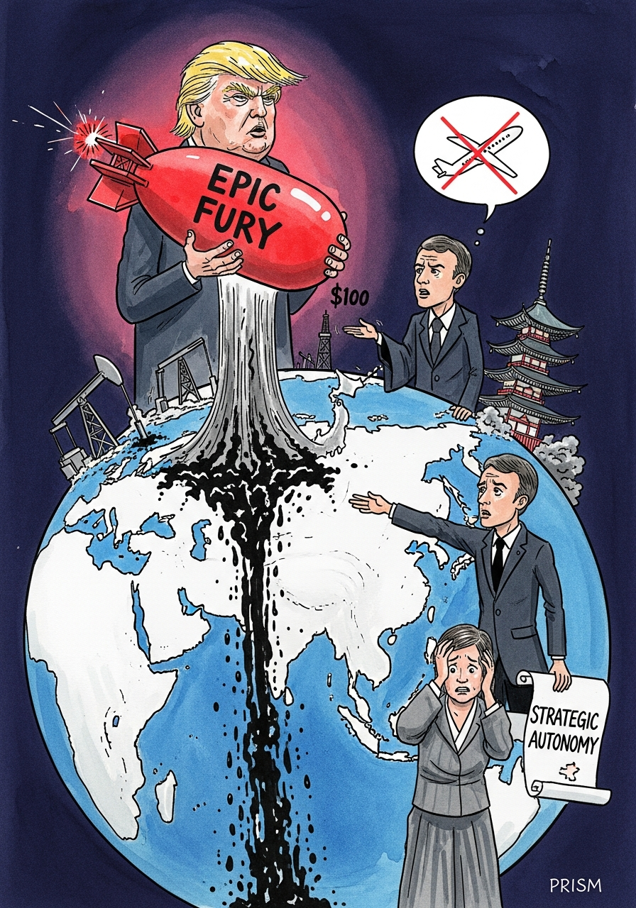 L'offensive Epic Fury contre l'Iran déstabilise l'Asie et fragilise l'alliance franco-américaine en Indo-Pacifique