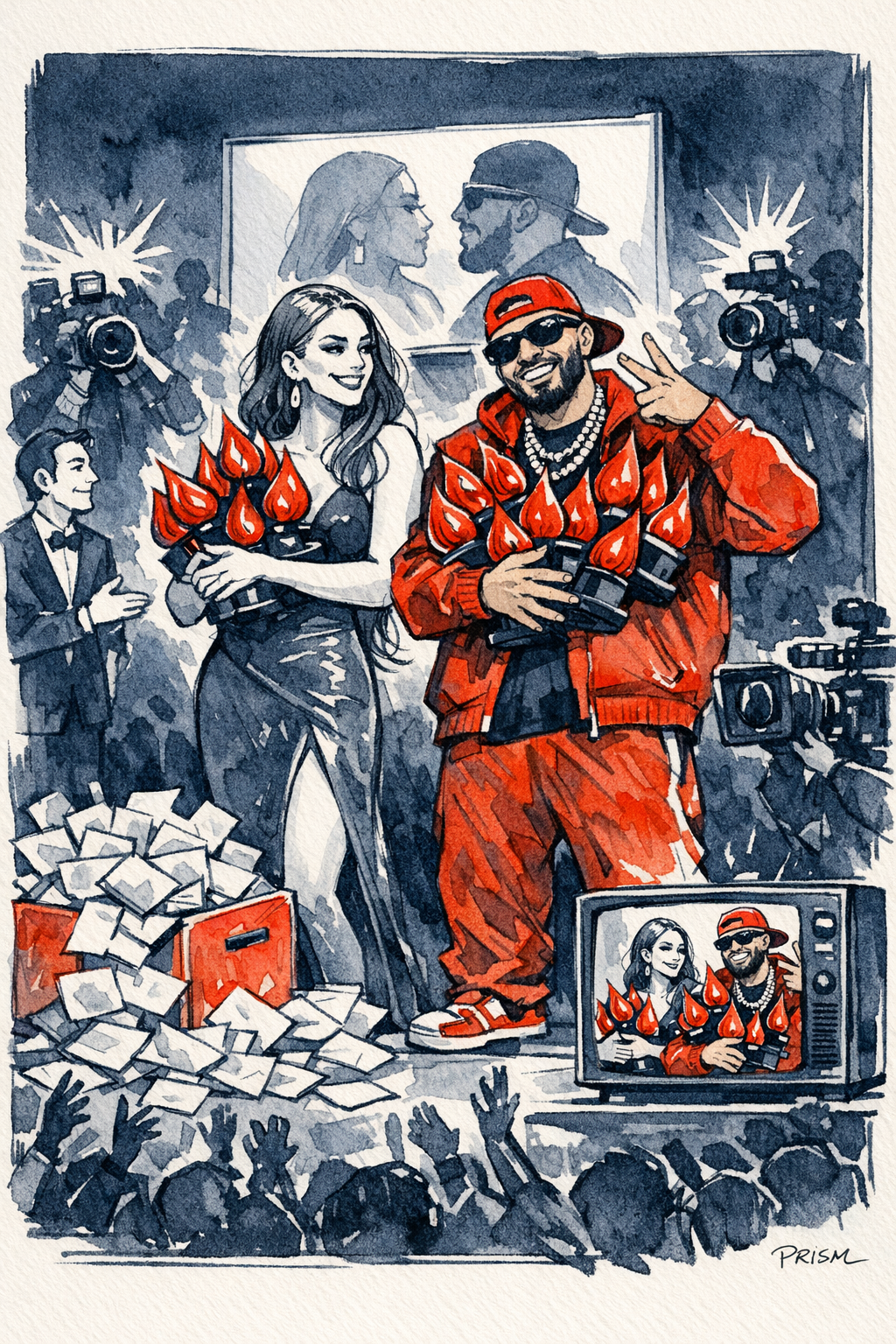 Cérémonie des Flammes 2026 : Theodora et Hamza dominent les nominations d'une édition aux records d'audience