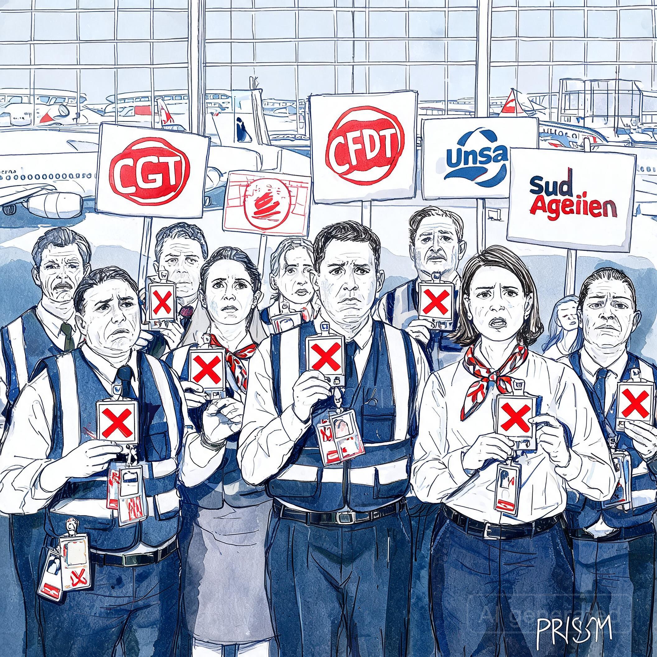 Grève du 18 juin aux aéroports parisiens: milliers de salariés risquent de perdre leur badge