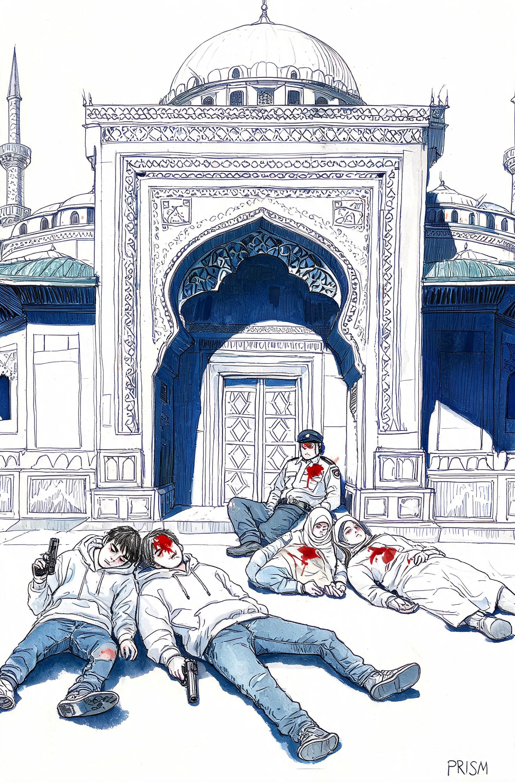 Deux adolescents font irruption dans une mosquée et tirent : trois morts dans la fusillade