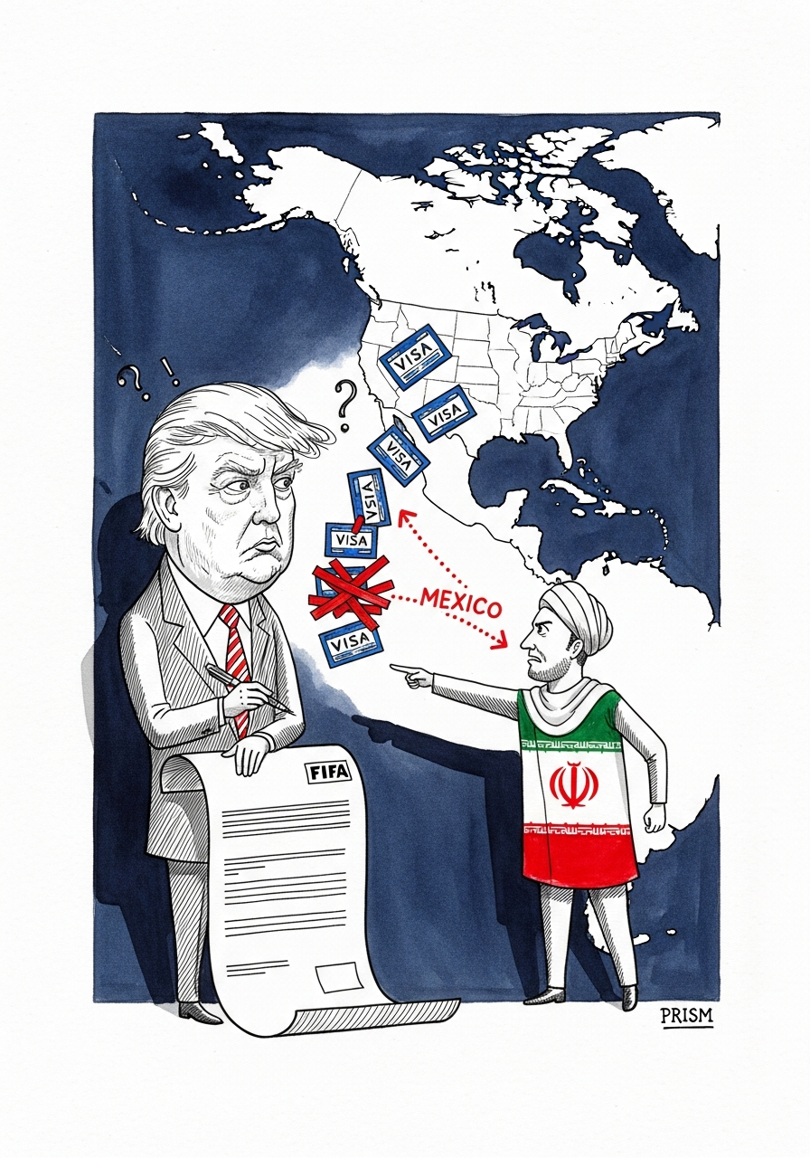 L'Iran négocie avec la FIFA pour délocaliser ses matchs au Mexique suite aux menaces de Donald Trump