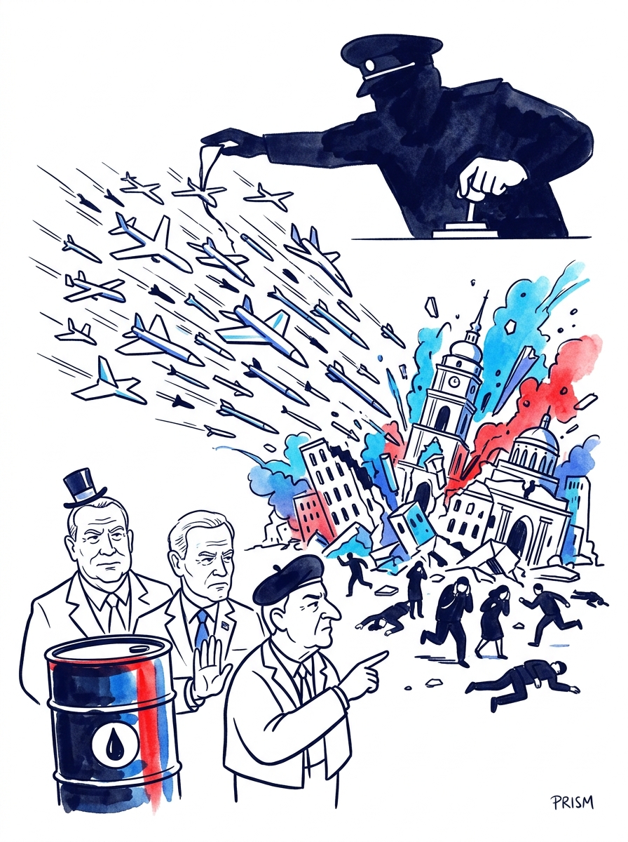 La Russie lance 700 projectiles sur l'Ukraine, tuant 19 civils et provoquant un durcissement des sanctions internationales.