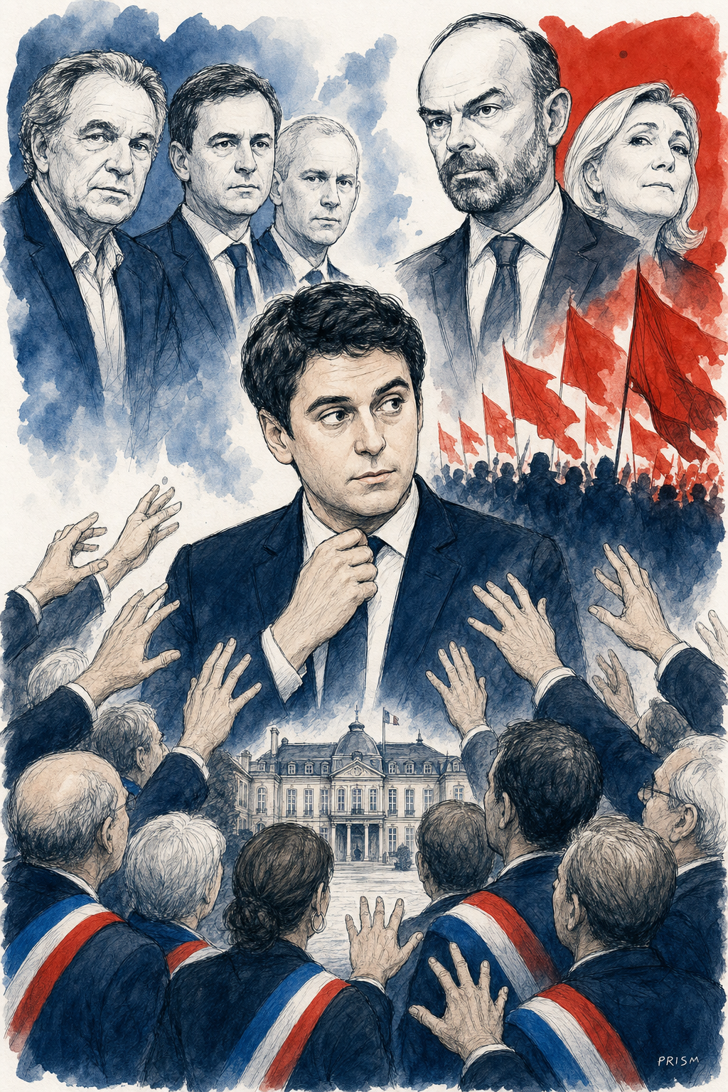 500 maires et élus locaux pressent Gabriel Attal pour 2027, bouleversant le camp macroniste