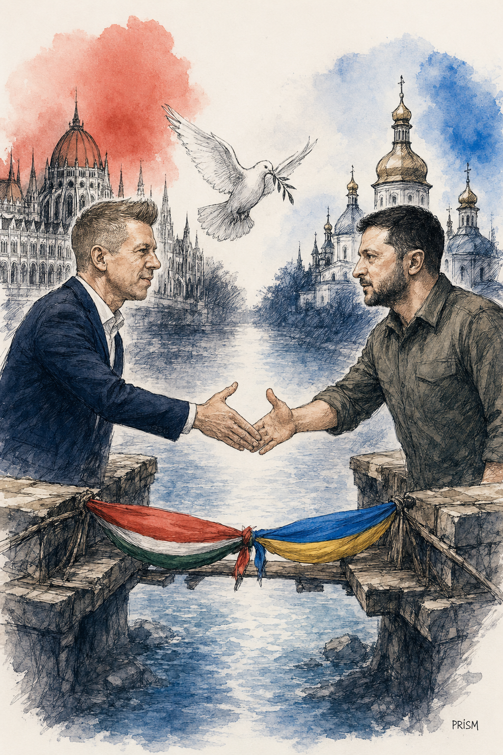 Le futur Premier ministre hongrois Péter Magyar propose une rencontre historique à Volodymyr Zelensky en juin