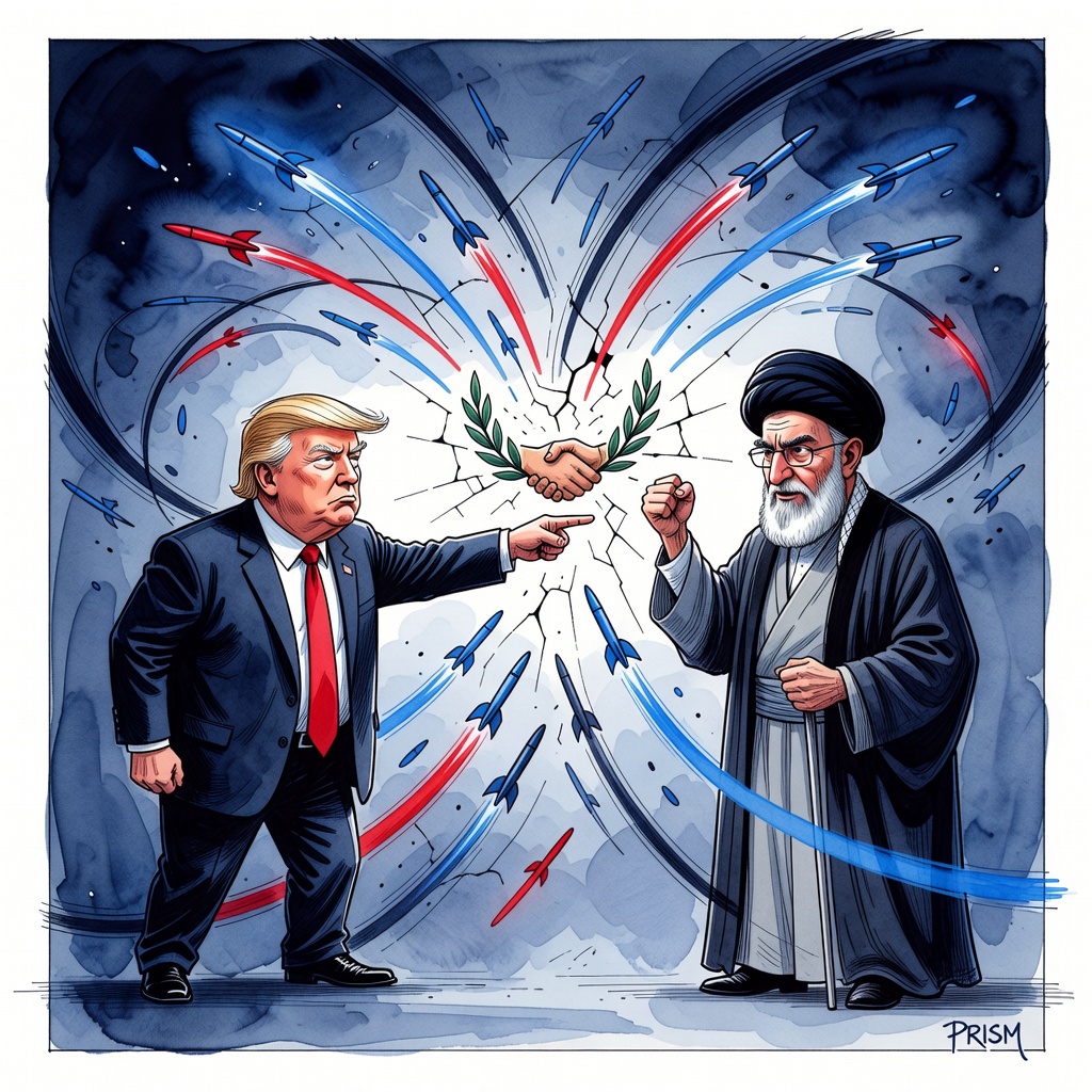 Donald Trump menace de détruire l'Iran après des menaces d'assassinat, le guide suprême iranien promet de venger la mort de son père.