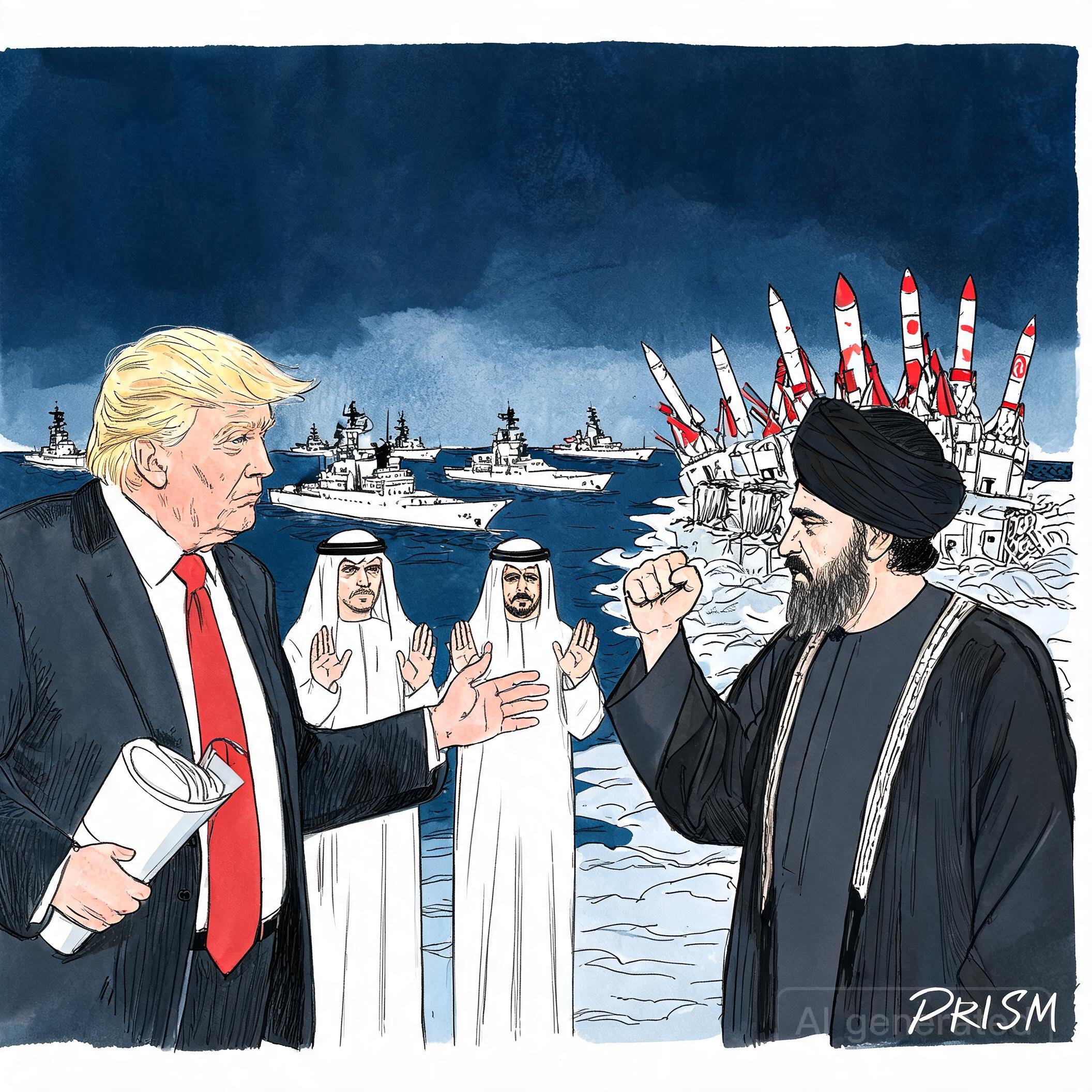 Trump subordonne la levée du blocus iranien à un accord de paix, Téhéran menace d'ouvrir de nouveaux fronts