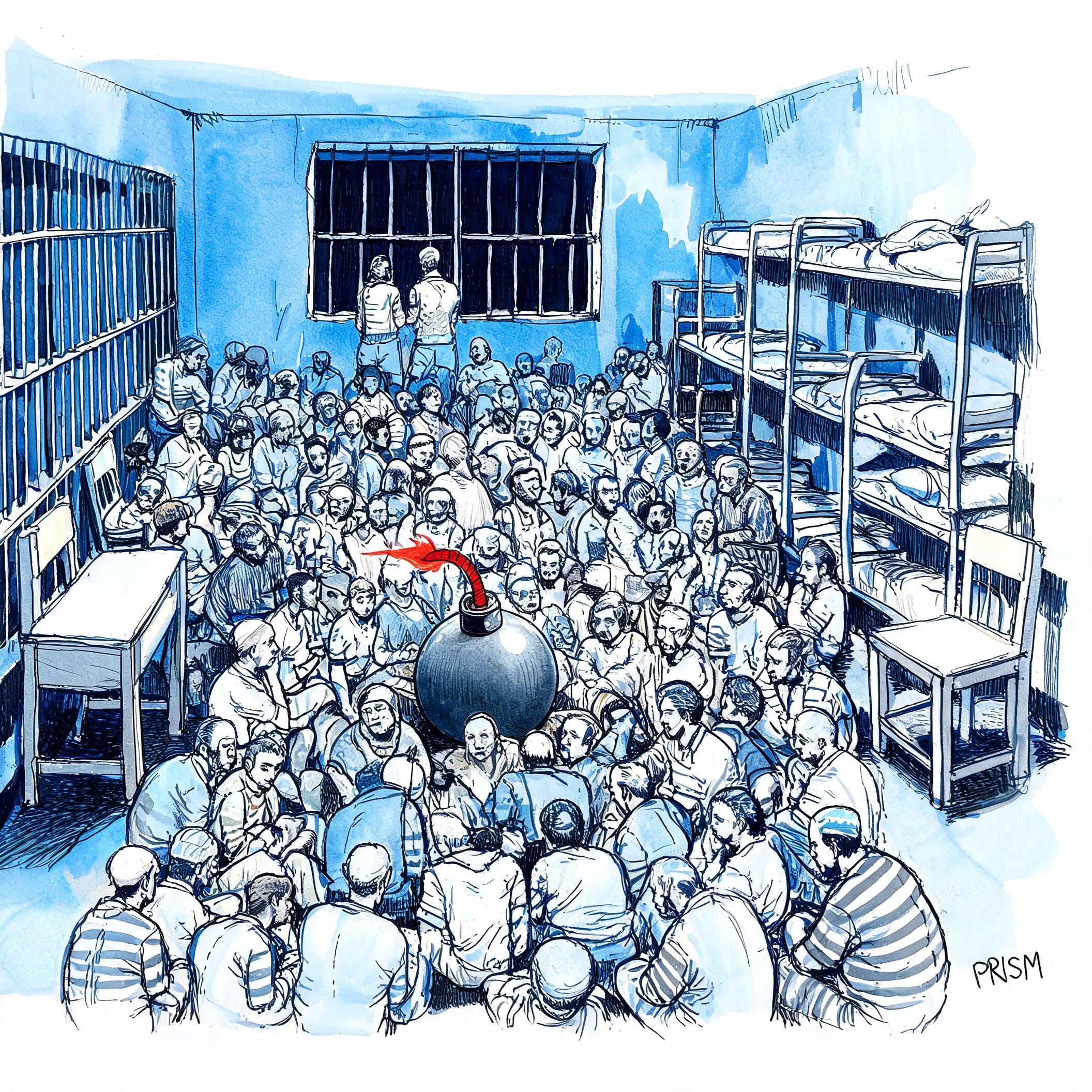 Surpopulation carcérale record à 137,5% : 5 000 postes vacants, les syndicats bloquent les prisons françaises