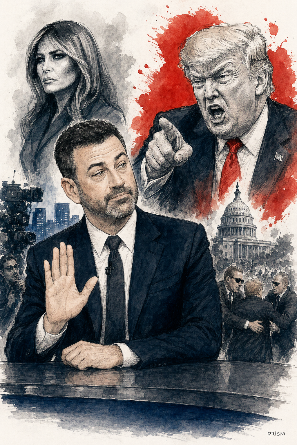 Jimmy Kimmel refuse de s'excuser pour sa blague sur Melania Trump malgré les pressions présidentielles