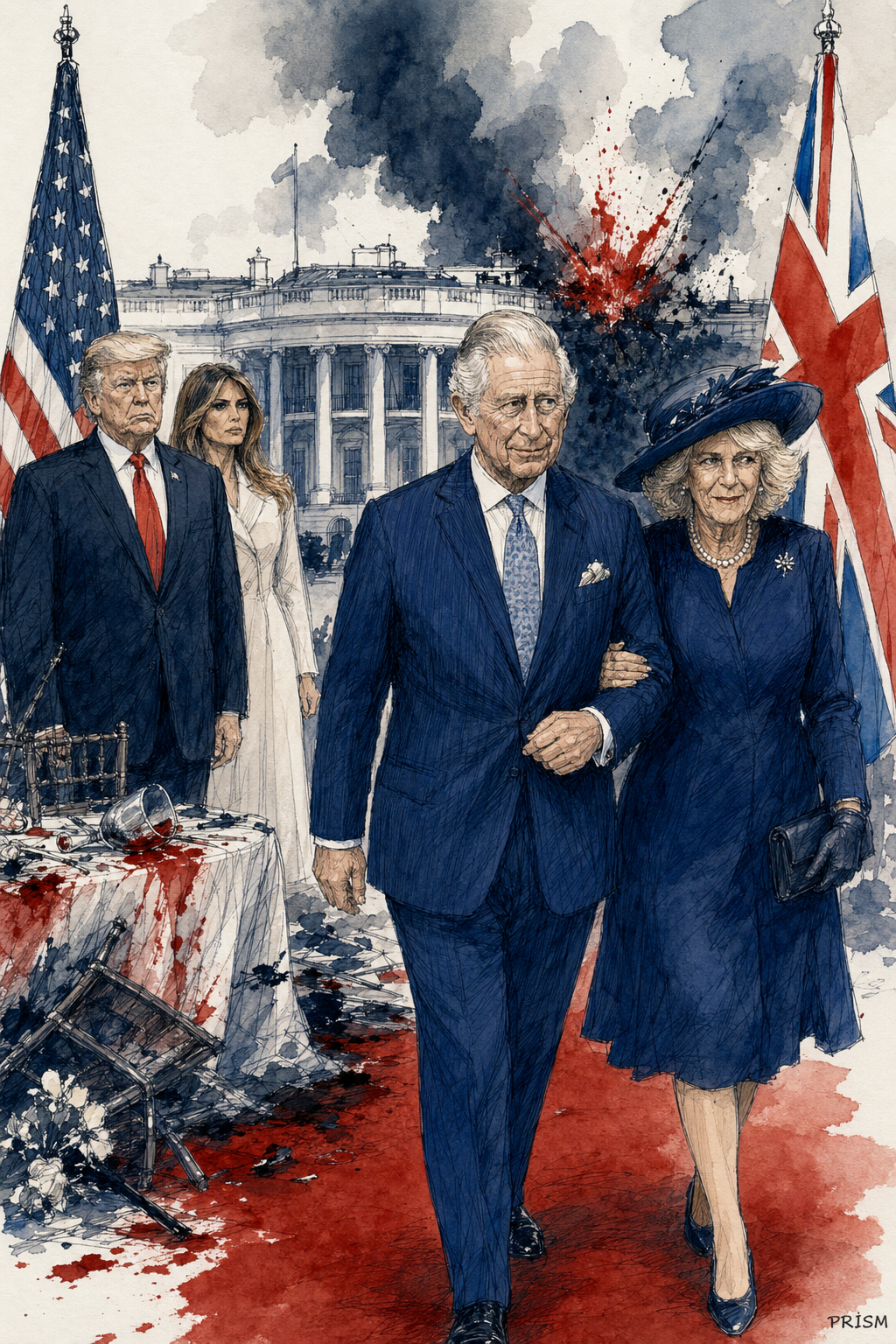 Charles III entame une visite d'État aux États-Unis sous haute tension après l'attaque de Washington