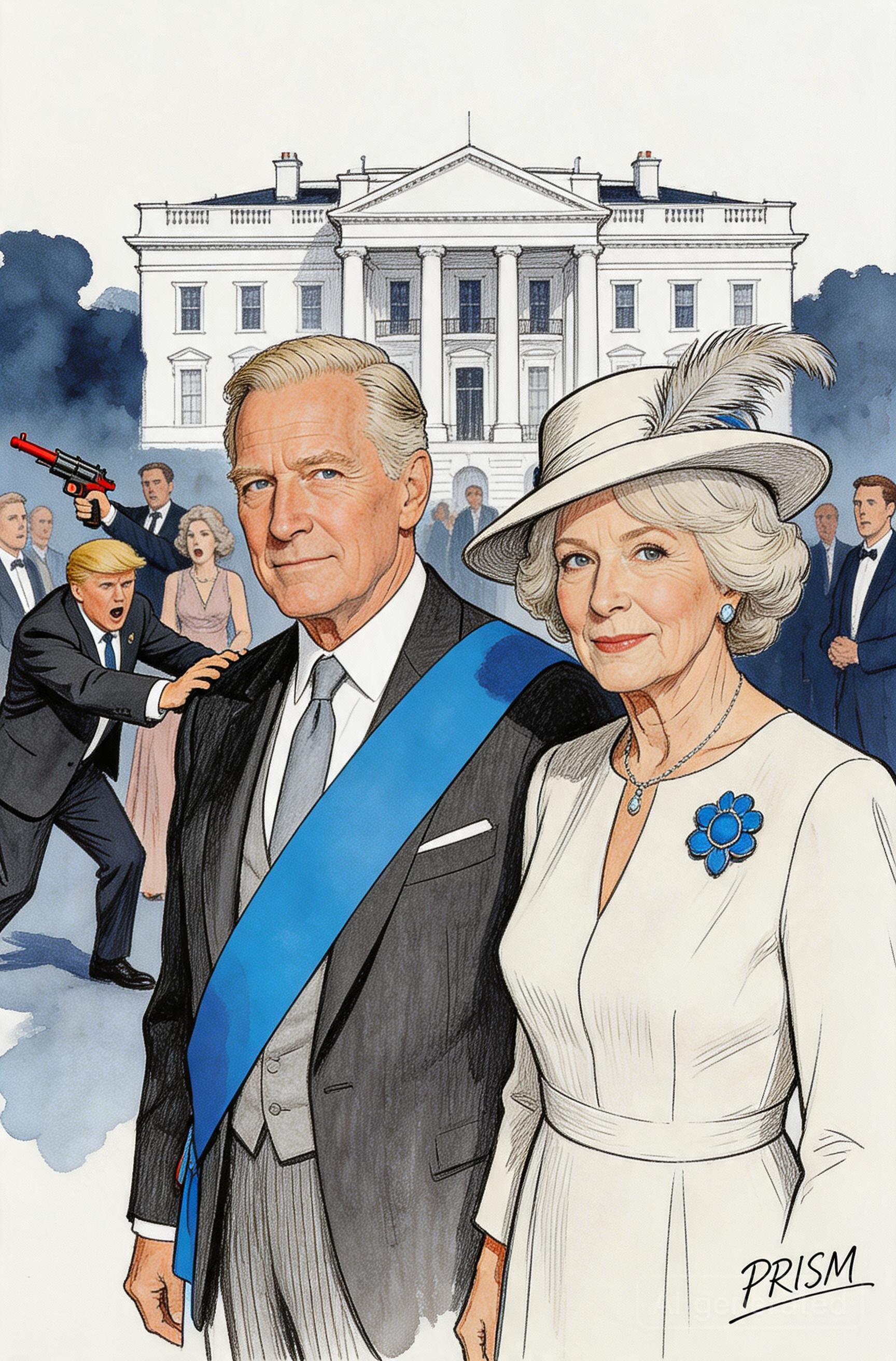 Charles III maintient sa visite d'État aux États-Unis malgré l'attaque armée contre Donald Trump
