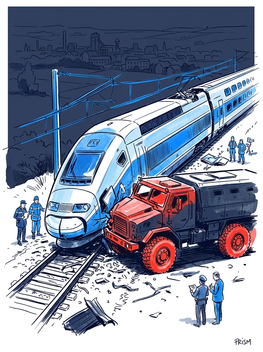 Drame ferroviaire à Bully-les-Mines : le chauffeur du poids lourd mis en examen pour homicide routier.