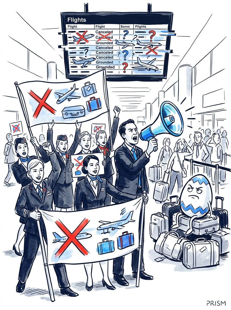 Le syndicat UNAC appelle le personnel d'EasyJet à la grève le lundi de Pâques 2026