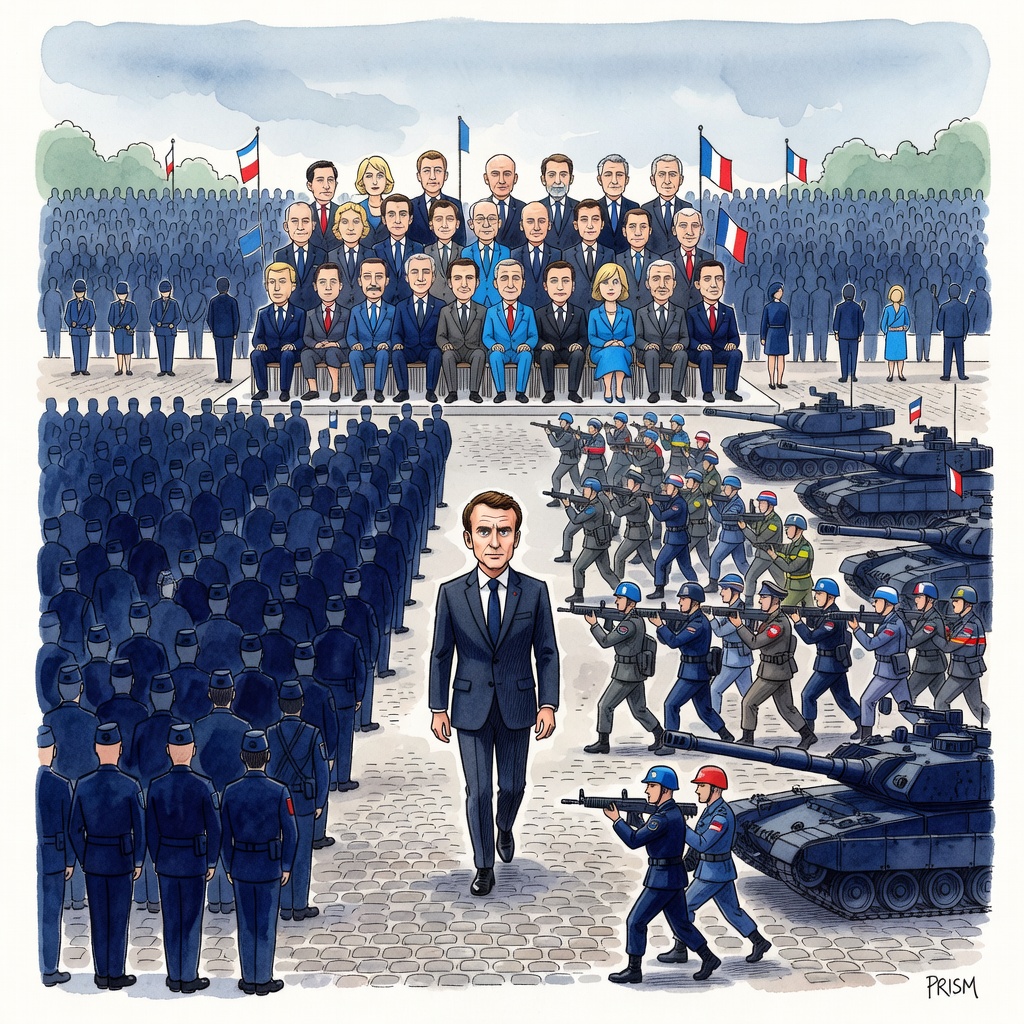 Dernier défilé d'Emmanuel Macron, démonstrations militaires inédites, 7 000 policiers mobilisés... Ce qu'il faut sa