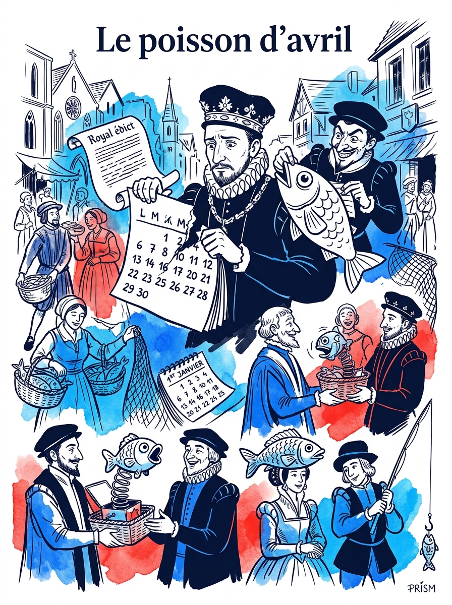 Le poisson d'avril : entre réforme calendaire royale et symbolisme printanier, une tradition aux origines multiples