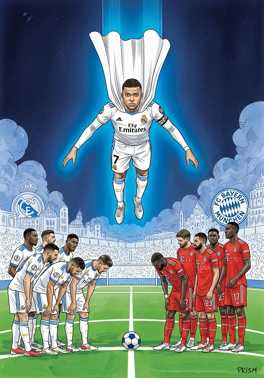 Real Madrid vs Bayern Munich : Kylian Mbappé revient pour sauver une saison madrilène en péril.