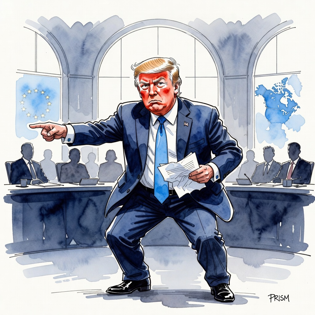 Donald Trump annonce la fin des échanges commerciaux avec l'Espagne lors du sommet de l'OTAN à Ankara.