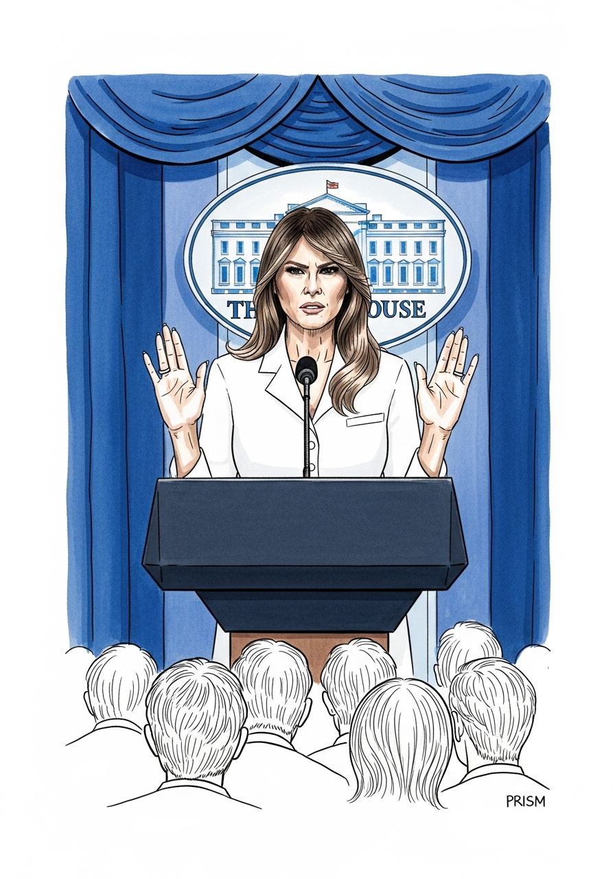 Melania Trump nie officiellement tout lien avec Jeffrey Epstein et réclame une audience au Congrès