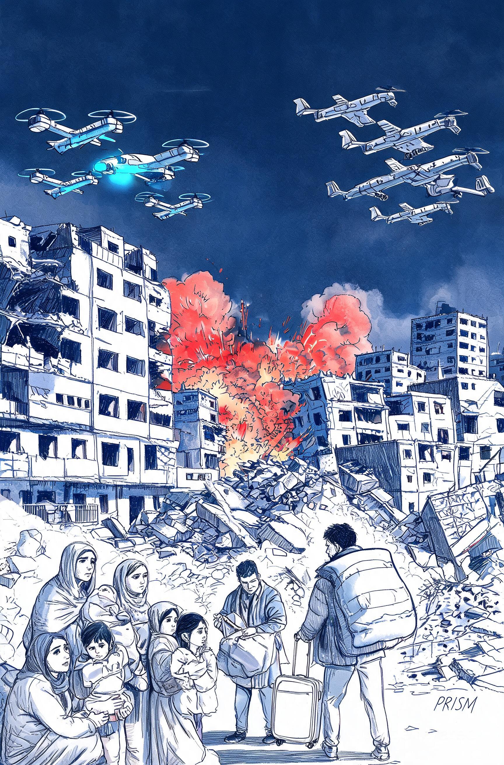 Guerre des drones et hybride : le Liban sous les bombes malgré le cessez-le-feu
