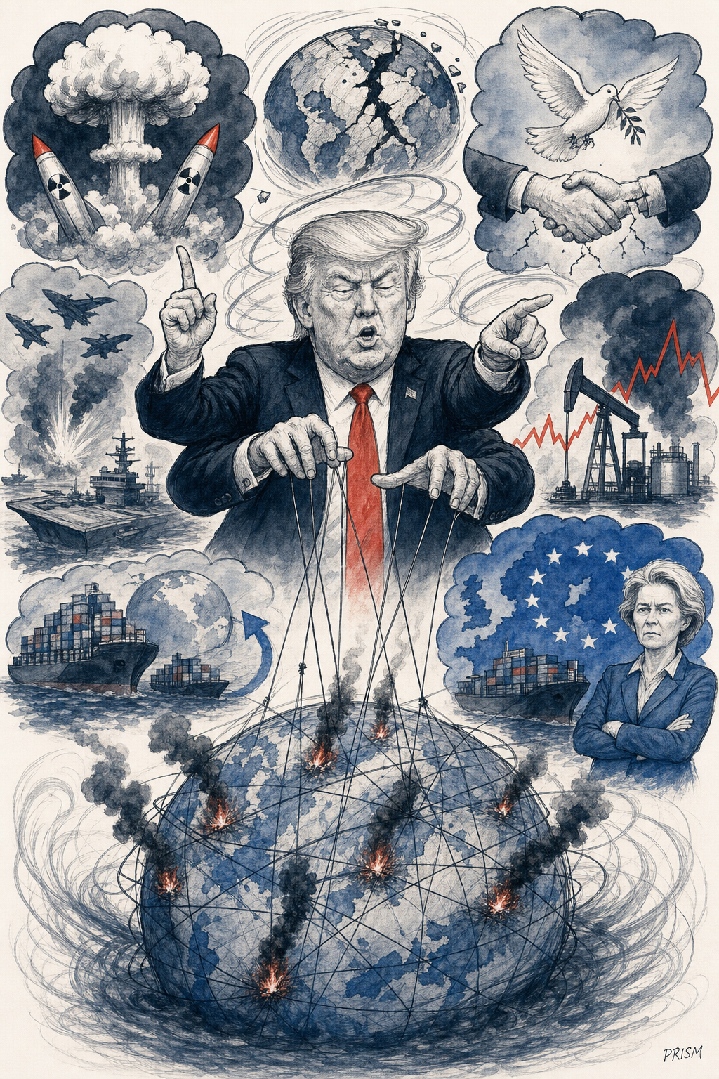 Donald Trump multiplie les déclarations contradictoires sur l'Iran, exacerbant l'instabilité diplomatique et pétrolière mondiale
