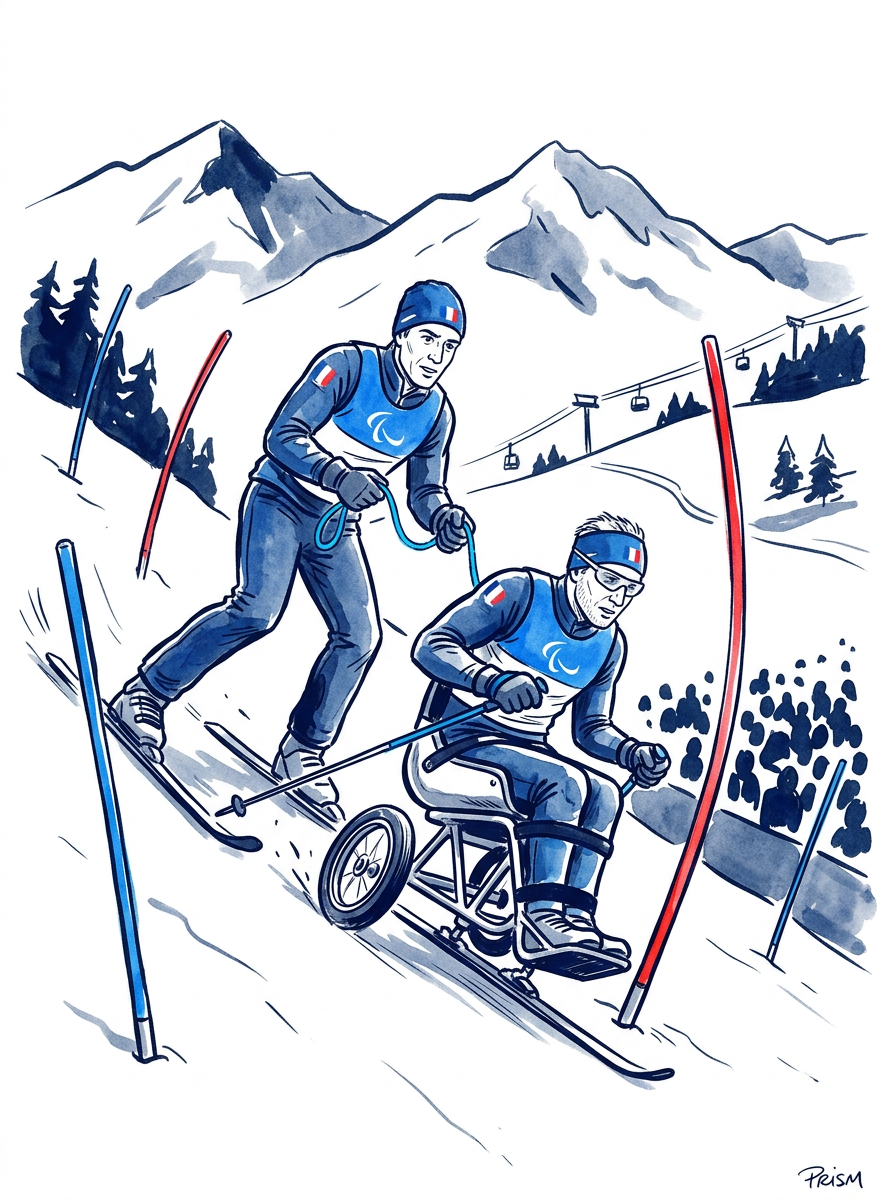 Anthony Chalençon et Florian Michelon préparent la poursuite paralympique 2026 via une coordination sonore millimétrée