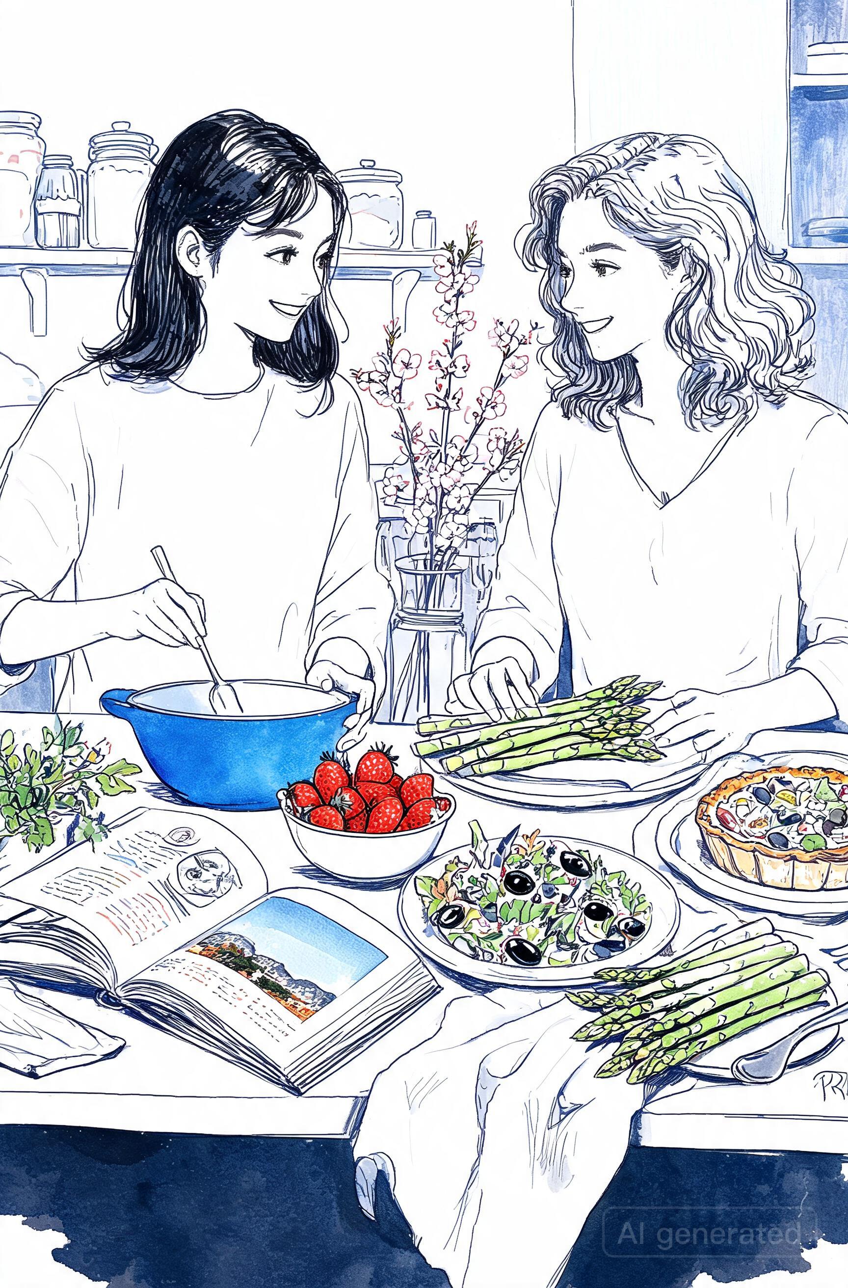 Sonia Ezgulian et Mehdiya Kerairia proposent des recettes printanières pour cuisiner les saveurs du monde.