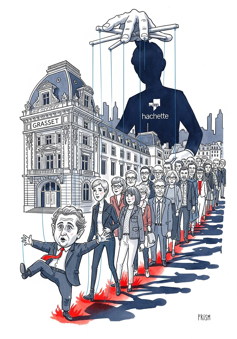 Le limogeage d'Olivier Nora chez Grasset provoque le départ de 115 auteurs menaçant l'indépendance éditoriale française.