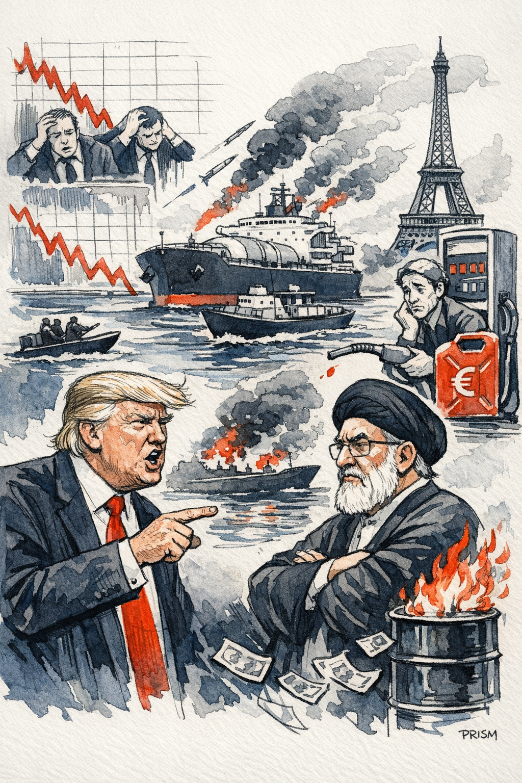 Guerre au Moyen-Orient : l'Iran rejette l'ultimatum américain, le blocage d'Ormuz fait flamber les prix