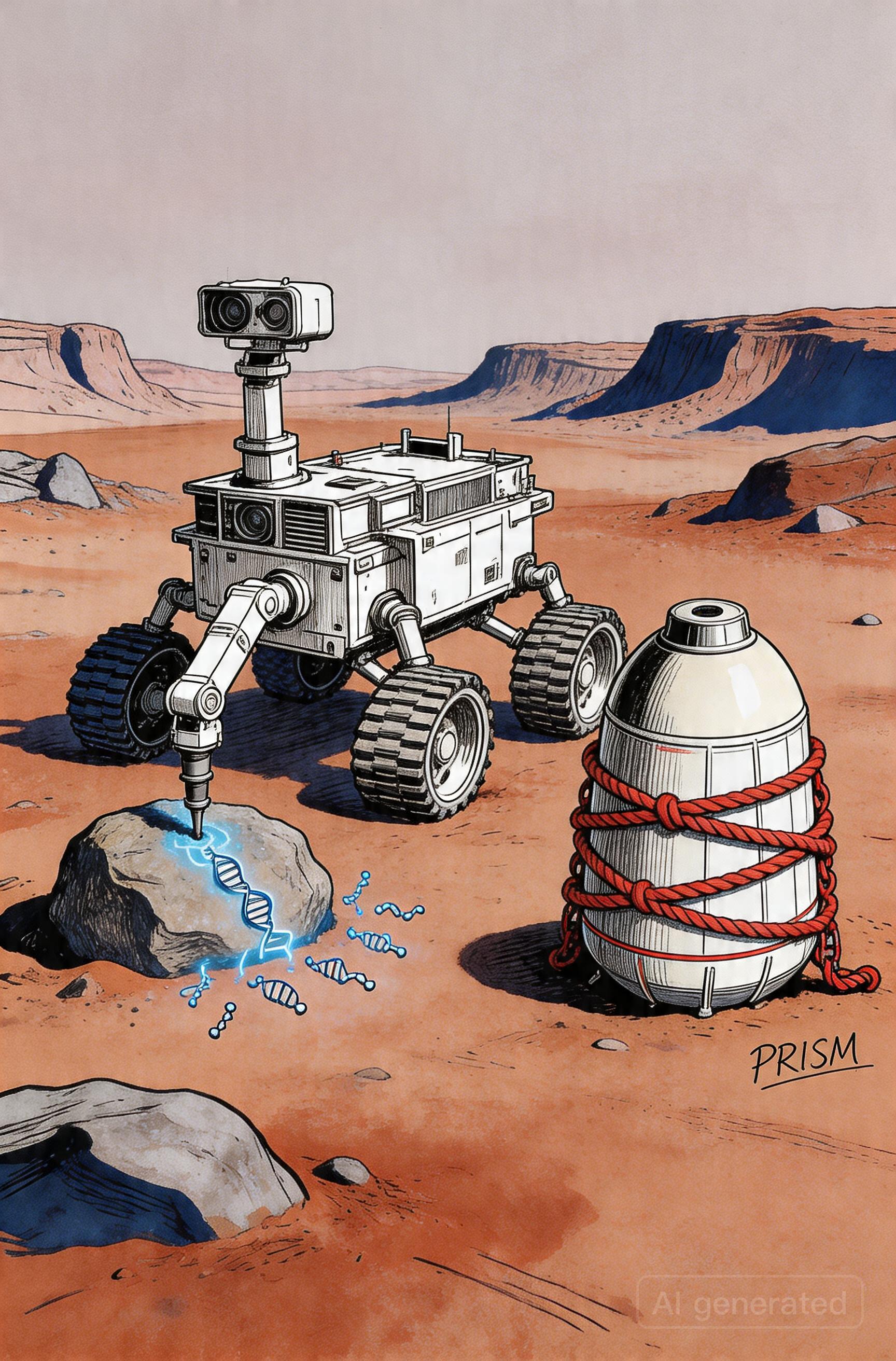 Le rover Curiosity détecte des molécules organiques inédites sur Mars, relançant la quête de vie