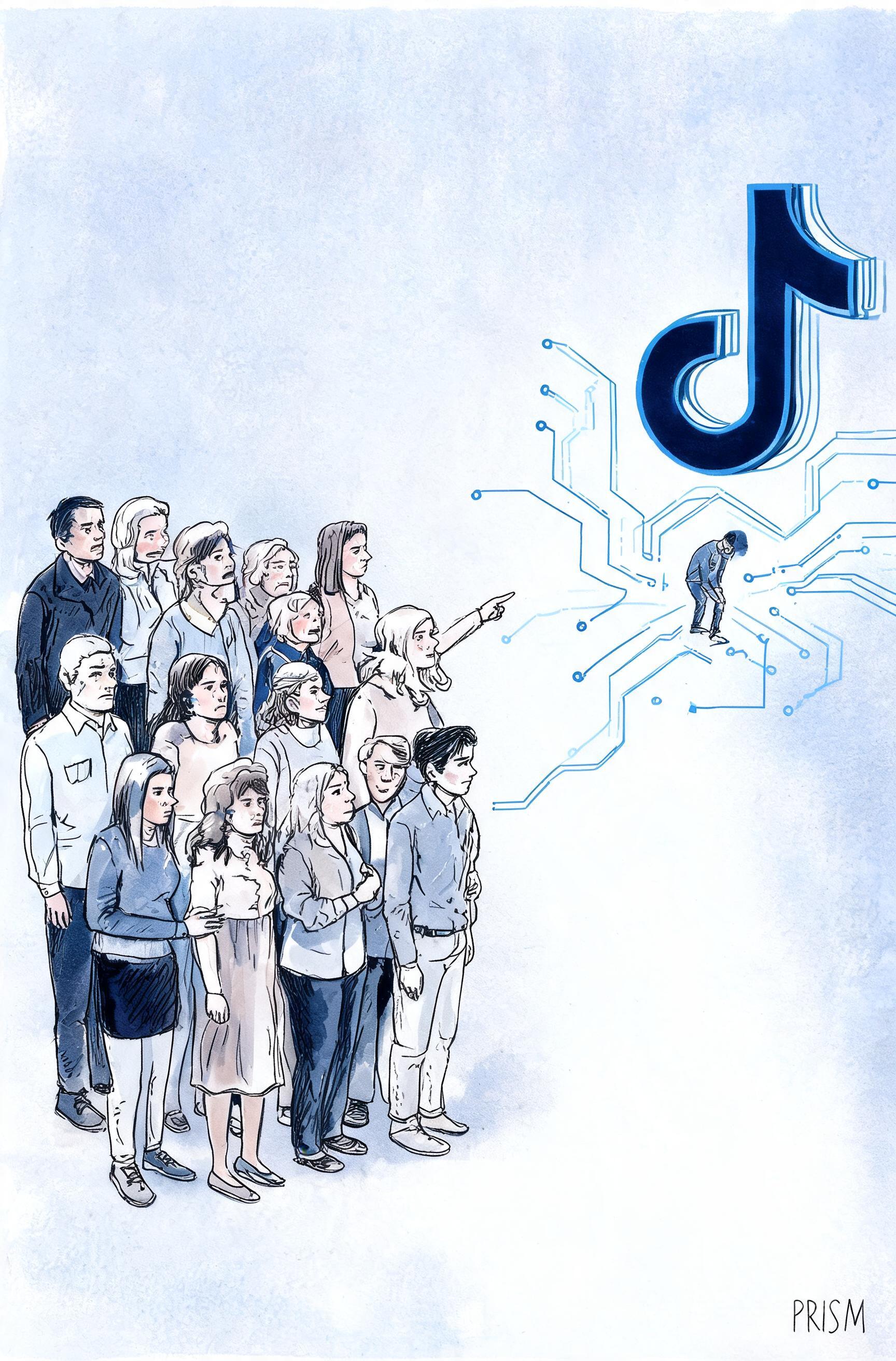 Seize familles réclament l’extension de l’enquête contre TikTok pour promotion du suicide via son algorithme