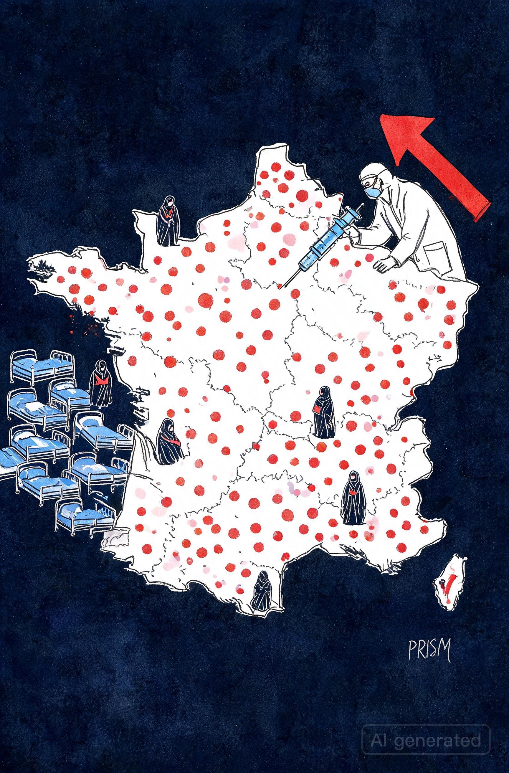 Rougeole tue 7 et contamine 873 en France 2025 hausse 80% OMS exige rattrapage