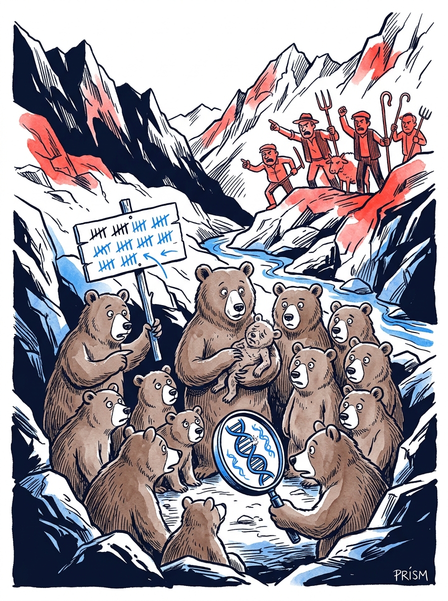 La population d'ours des Pyrénées atteint 108 individus mais la consanguinité menace la survie de l'espèce