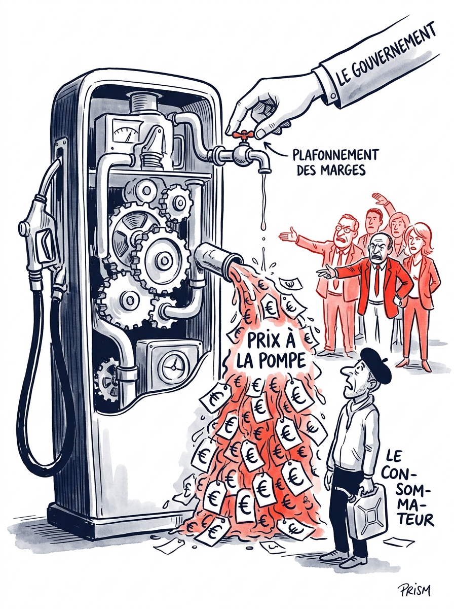 Le gouvernement envisage un plafonnement des marges sur les carburants sans geler les prix finaux
