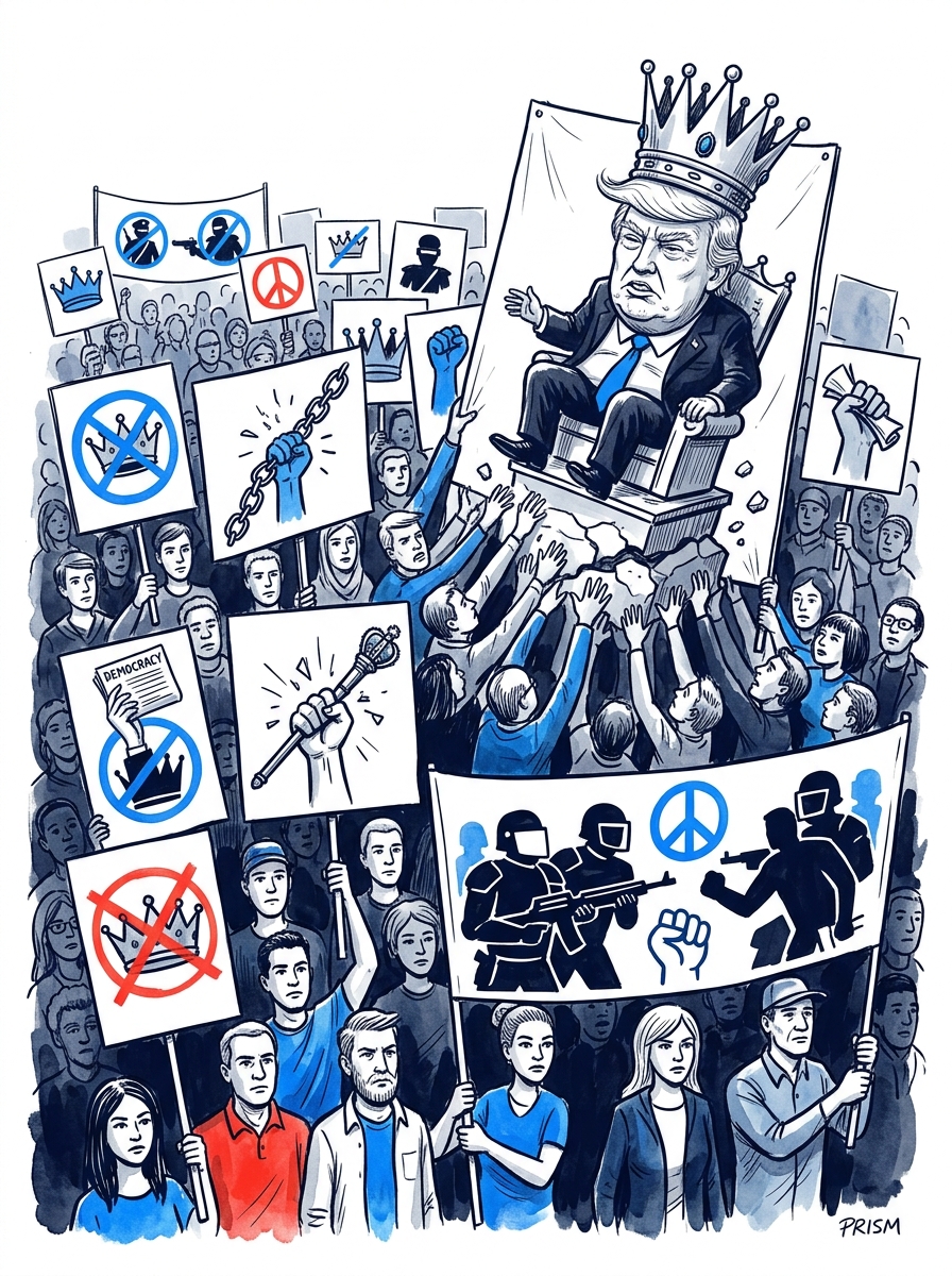 Des millions d'Américains manifestent contre Donald Trump pour dénoncer une dérive tyrannique menaçant la stabilité démocratique