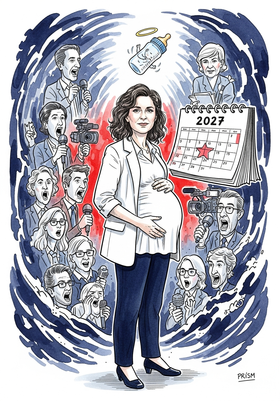 Marine Tondelier annonce une grossesse "miracle" et bouscule les codes de la campagne présidentielle 2027.