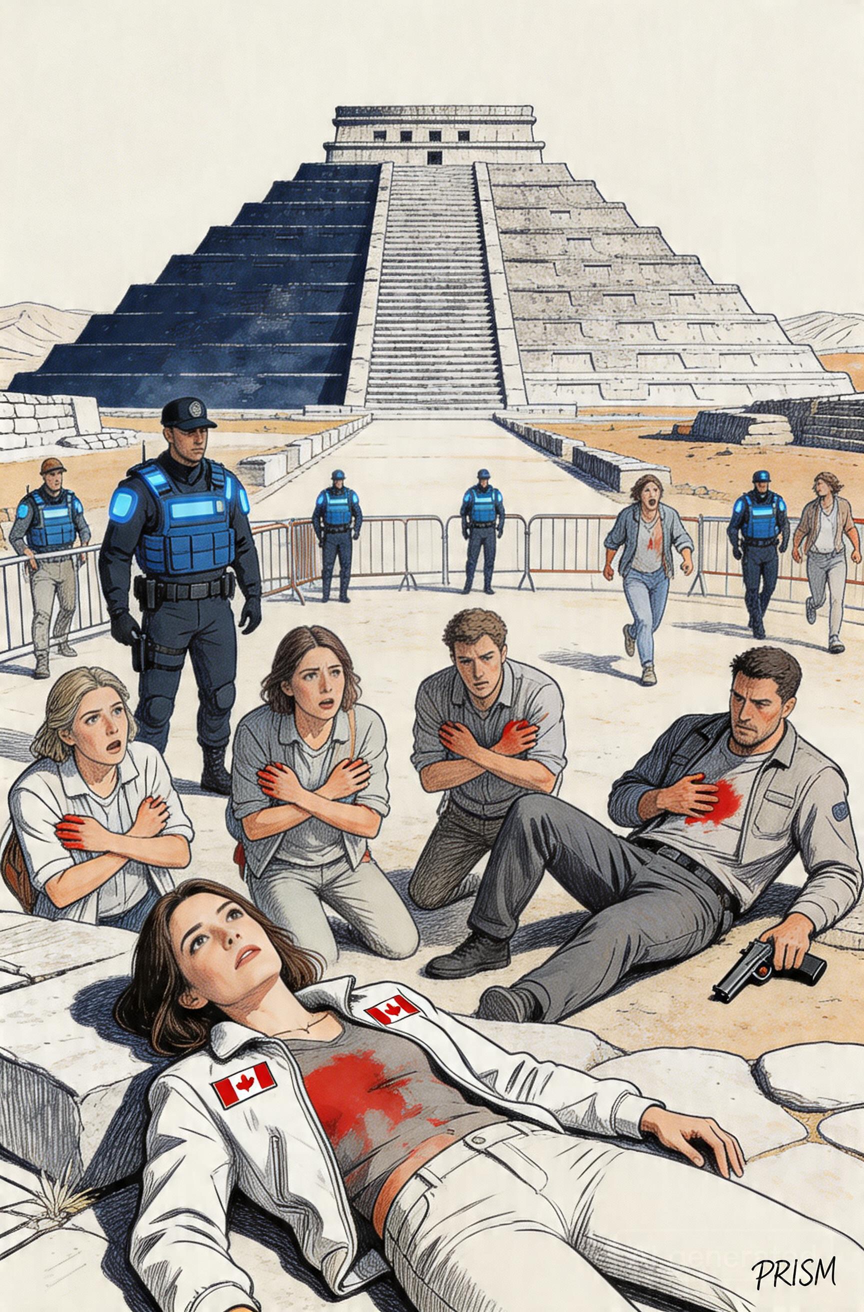 Fusillade mortelle aux pyramides de Teotihuacán : une touriste tuée, sécurité renforcée avant le Mondial 2026