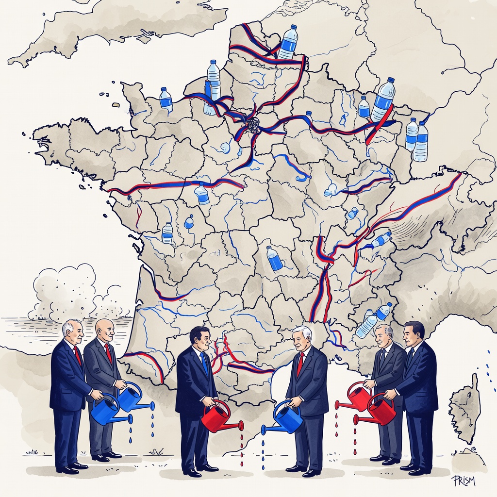 La sécheresse exceptionnelle et très préoccupante en France impose des restrictions d'eau dans 99 départements.