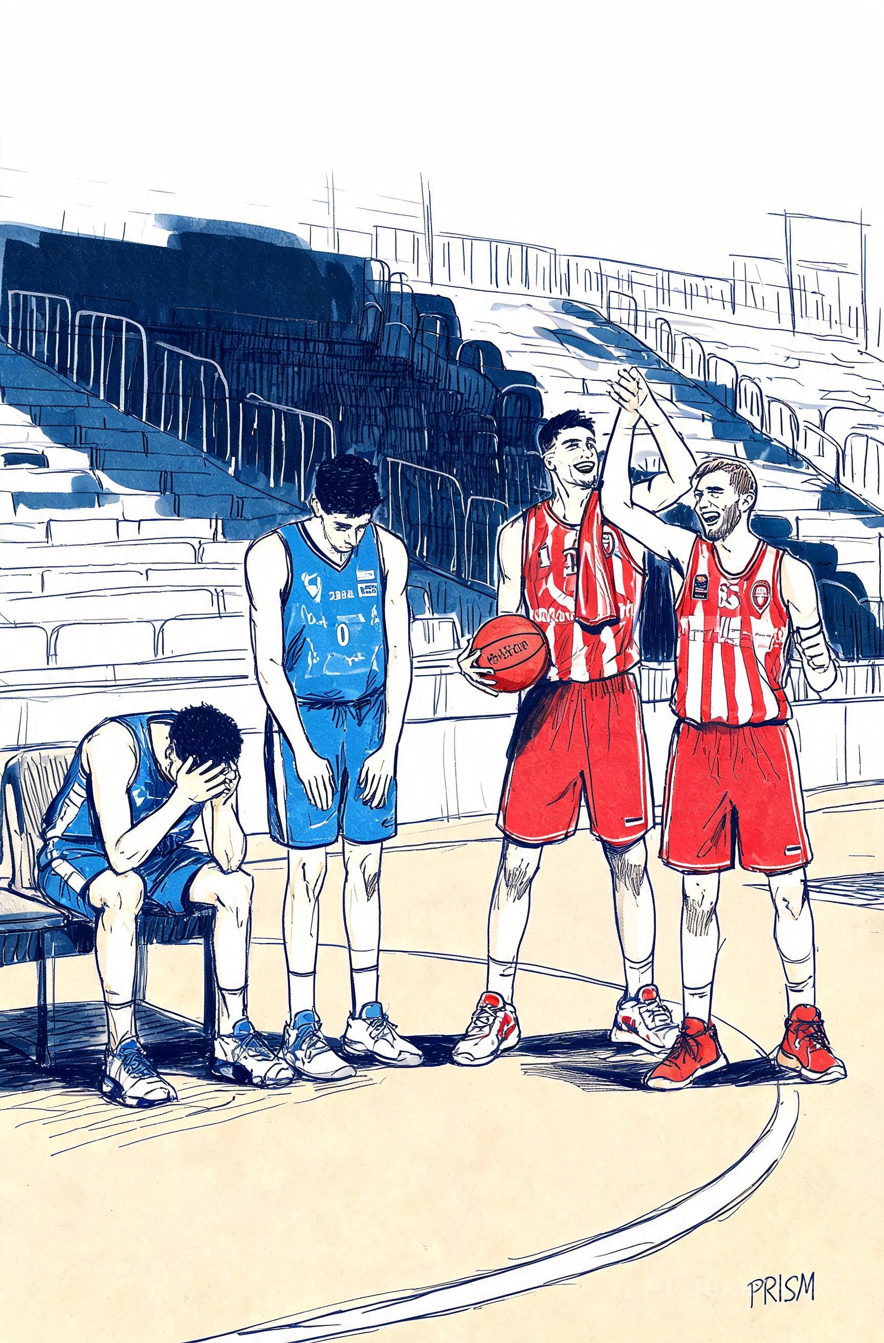 Monaco au bord de l'élimination en Euroligue après une lourde défaite face à l'Olympiakos
