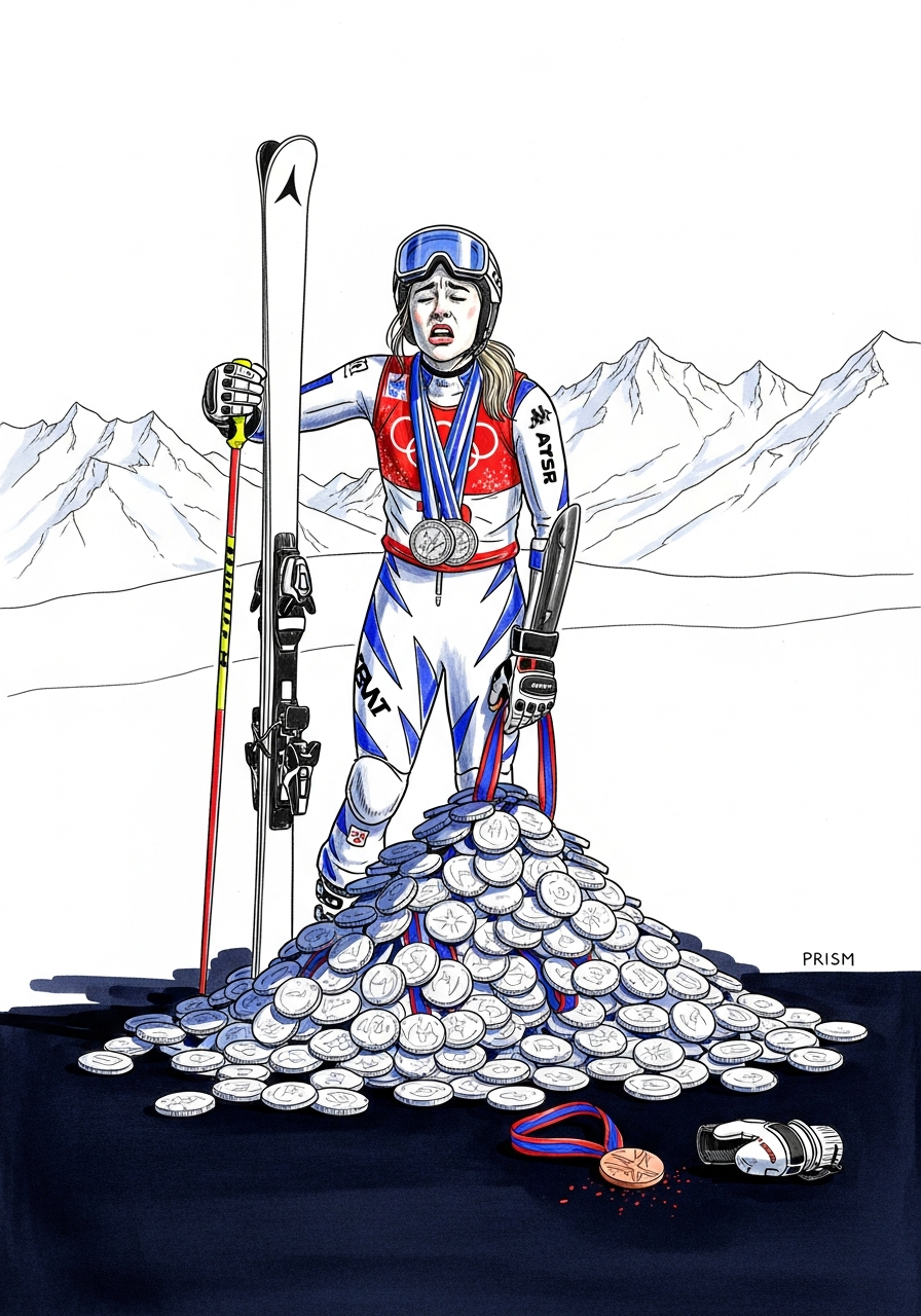 Aurélie Richard remporte l'argent au combiné alpin, offrant une sixième médaille à la France