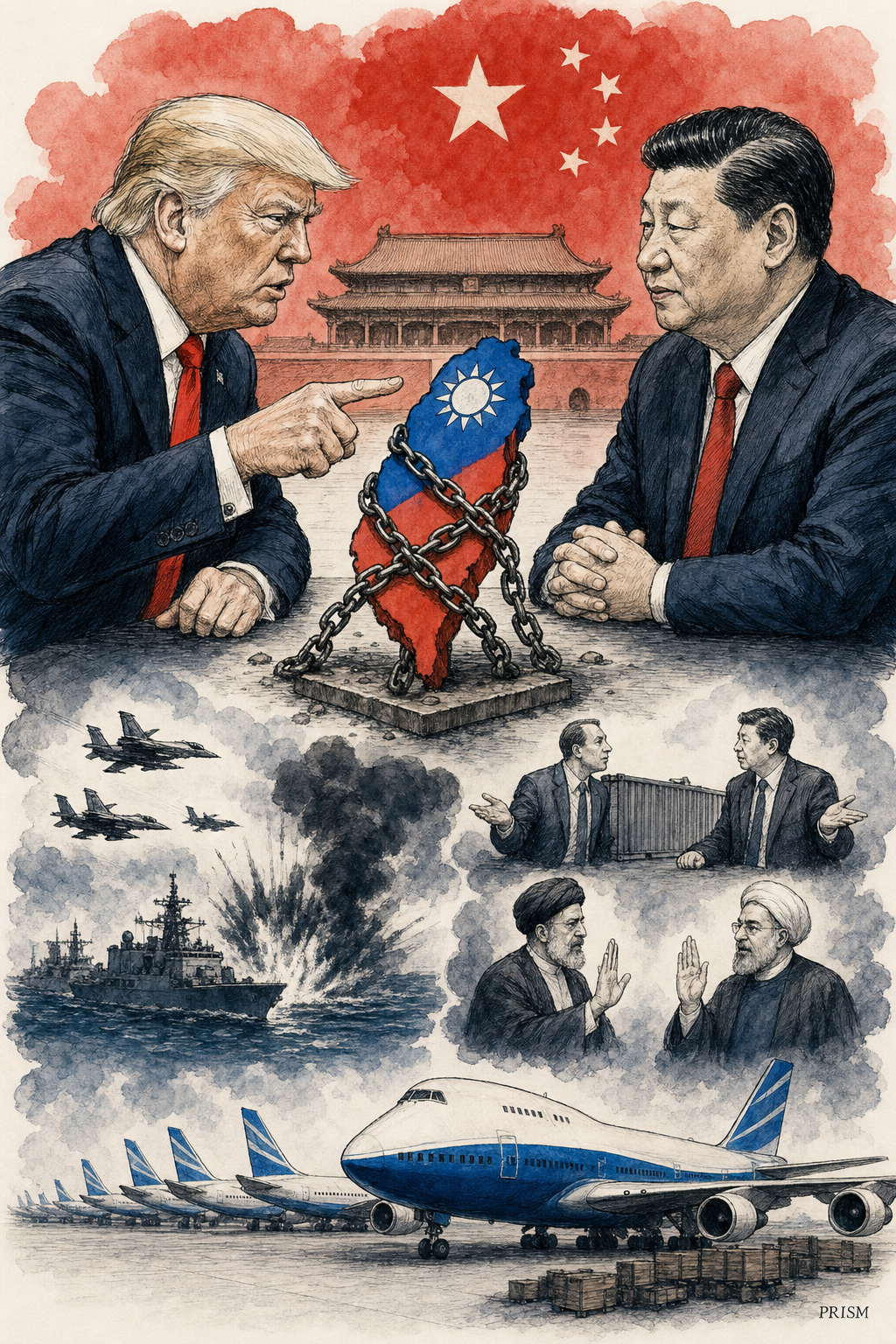 Sommet à Pékin : Donald Trump met en garde Taïwan contre toute proclamation d’indépendance