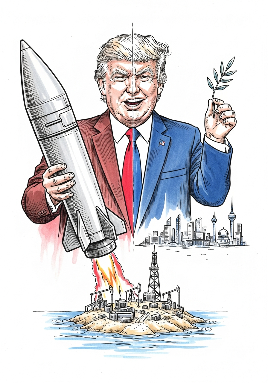Donald Trump menace les infrastructures pétrolières iraniennes malgré des progrès diplomatiques, provoquant une envolée des prix de l'énergie.
