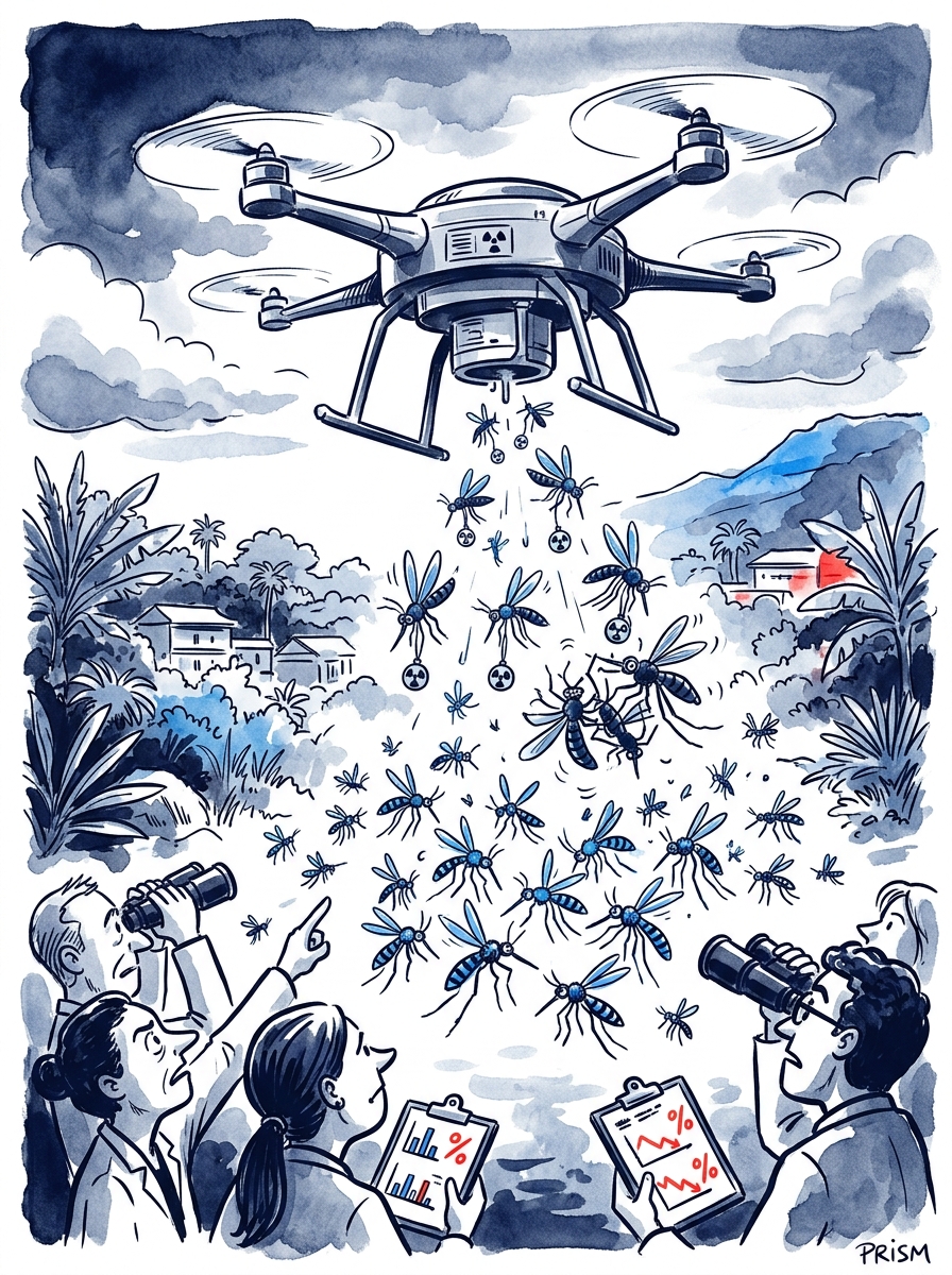 La Réunion déploie des drones de moustiques stériles pour réduire les populations de tigres de moitié