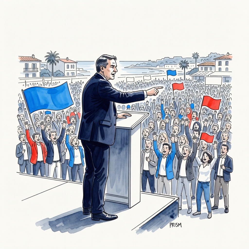 Présidentielle 2027 : David Lisnard lance sa campagne à Saint-Raphaël