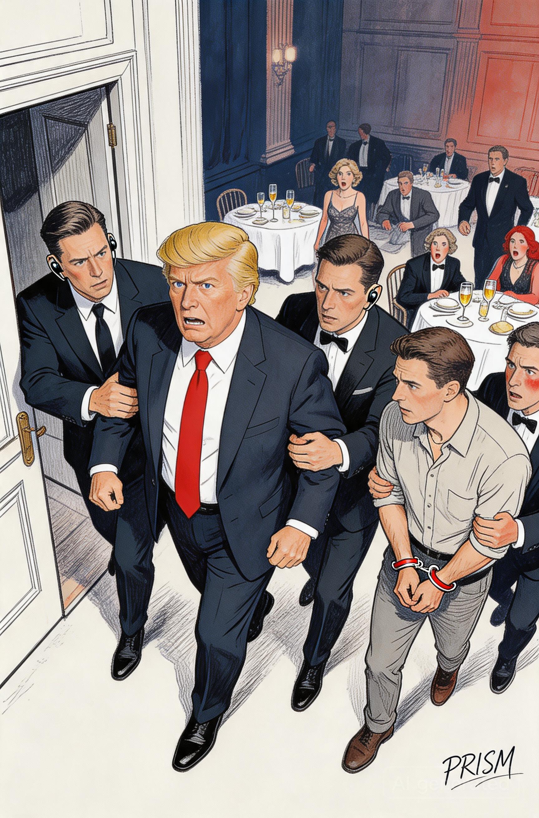 Donald Trump évacué après des tirs au gala de la presse : failles sécuritaires et enquête ouverte