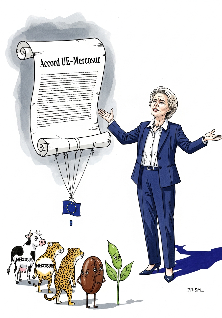 Accord UE-Mercosur : Ursula von der Leyen annonce une application provisoire du traité