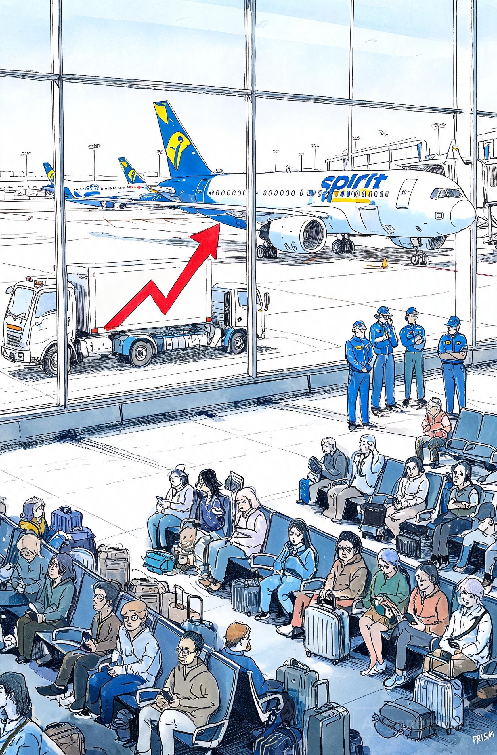 Flambée du kérosène : Spirit Airlines cesse ses vols, des milliers de passagers bloqués aux États-Unis