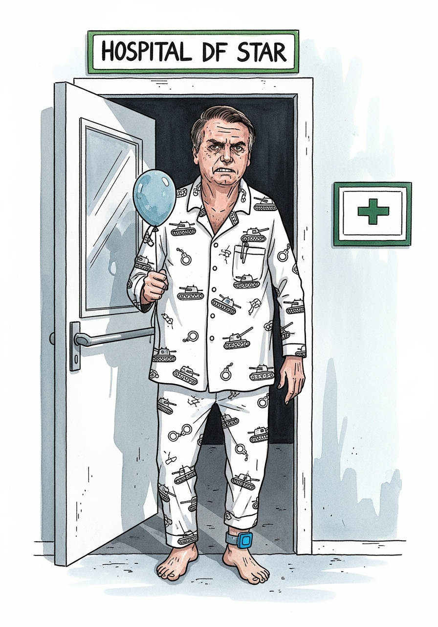 Jair Bolsonaro quitte l'hôpital pour purger sa peine de 27 ans en résidence surveillée