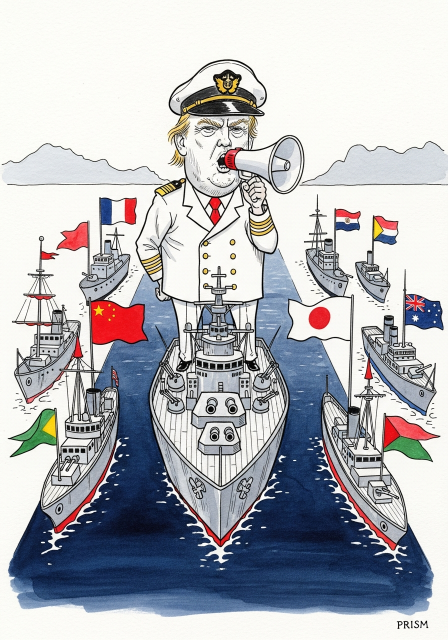 Donald Trump exige une coalition navale internationale à Ormuz pour contrer une paralysie pétrolière mondiale historique.