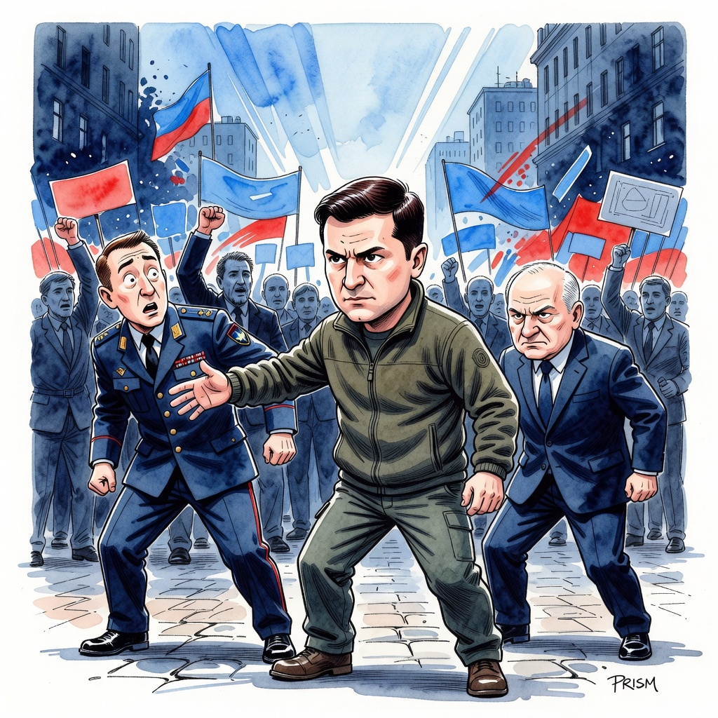 Zelensky limoge le ministre de la Défense Fedorov et provoque des manifestations dans plusieurs villes.