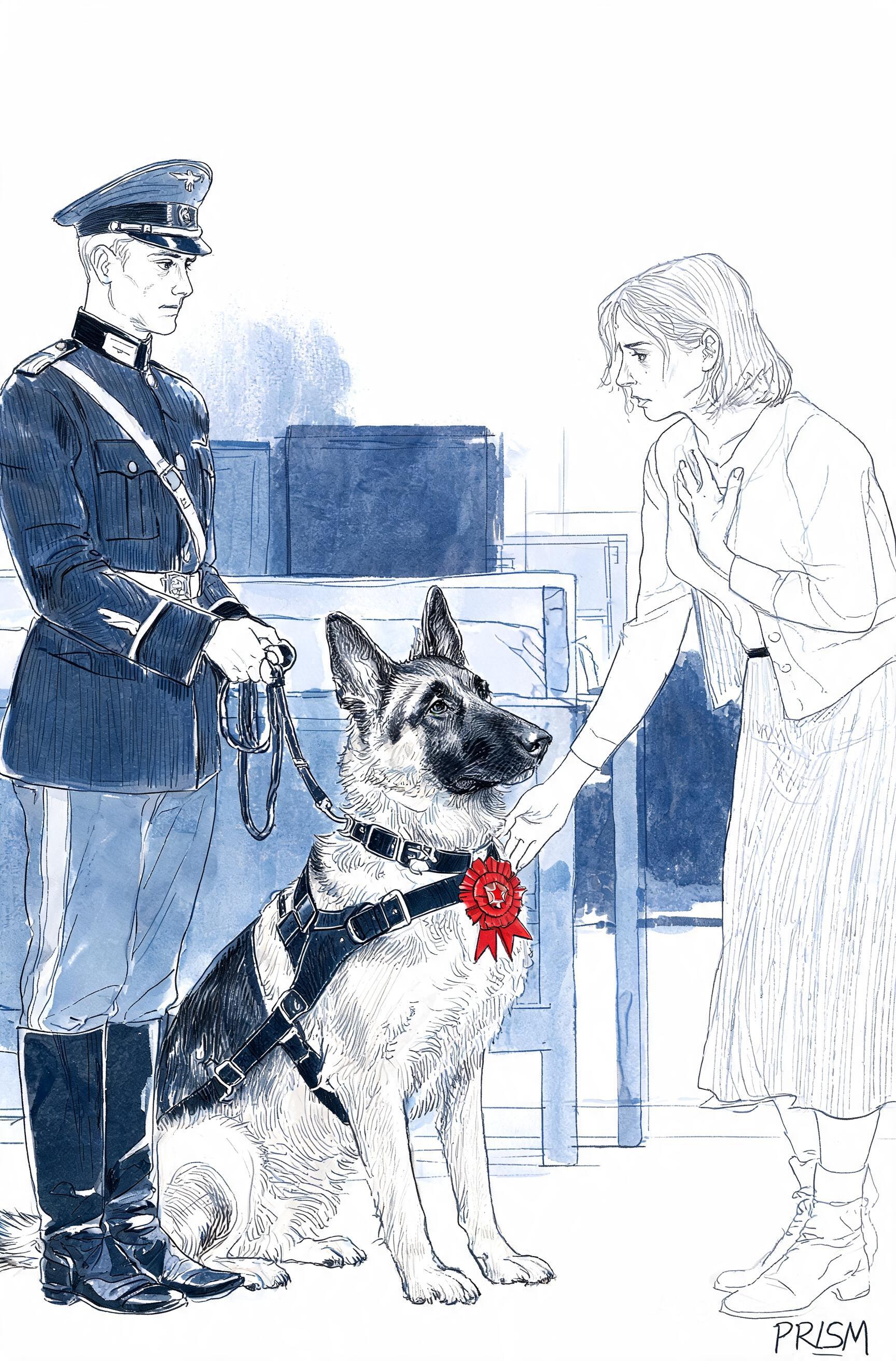 Le chien militaire Ros, compagnon du sergent Anicet Girardin tué au Liban, est officiellement réformé